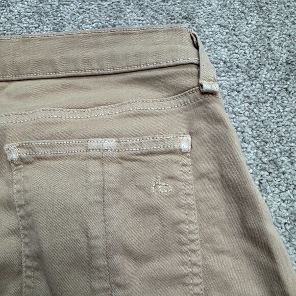Rag & Bone Skinny Ankle Denim Jeans Womens 26 Tan Brown Mid Rise Stretch Casual - Picture 4 of 16